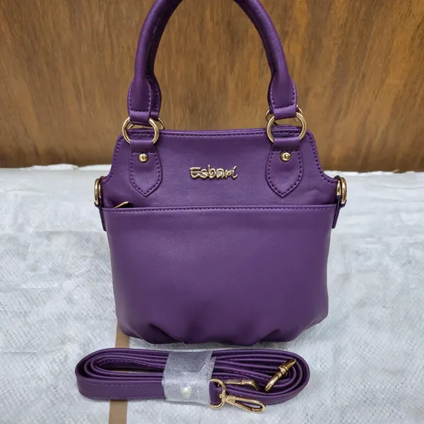 Purple_Pu_Leather_Structured_Handbag_For_Women