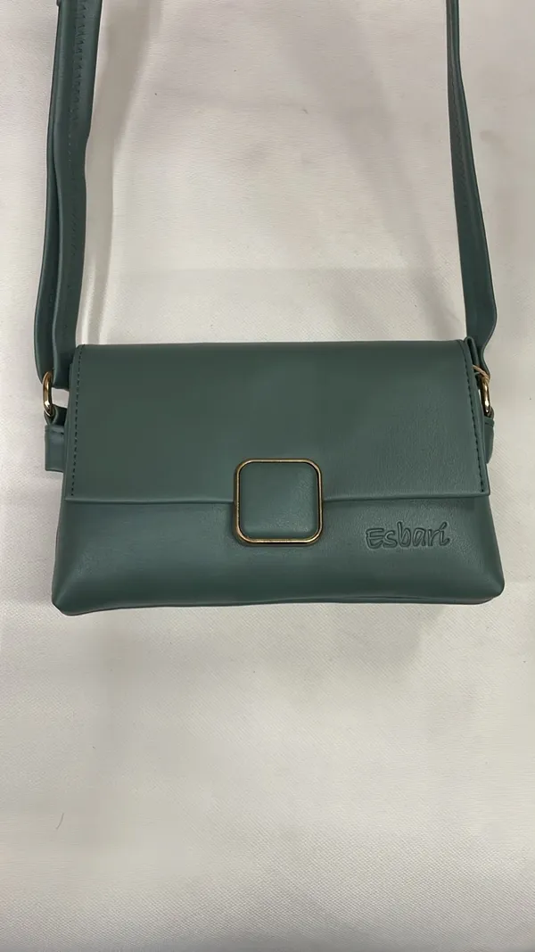 Green_Pu_Leather_Crossbody_Bag_For_Women