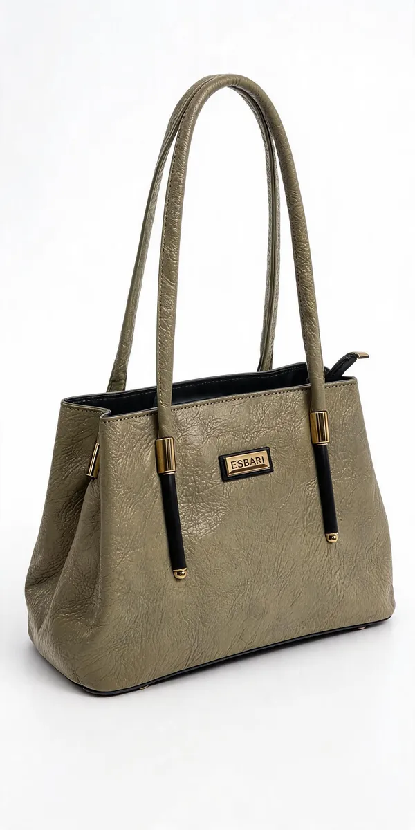 Olive_Green_Pu_Leather_Tote_Bag_For_Women
