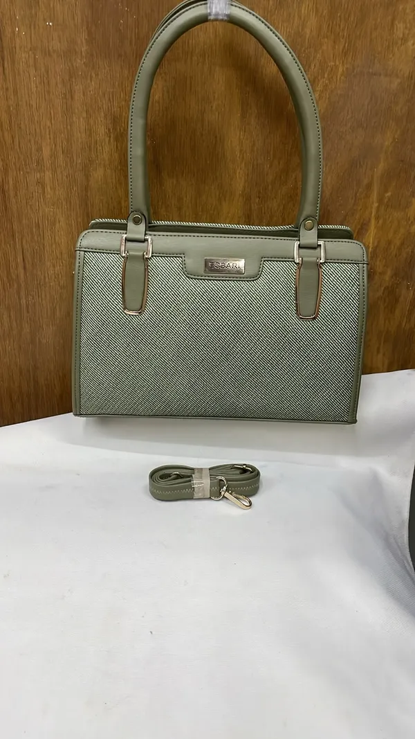 Olive_Green_Pu_Leather_Structured_Handbag_For_Women