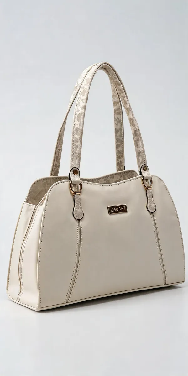 White_Pu_Leather_Tote_Bag_For_Women