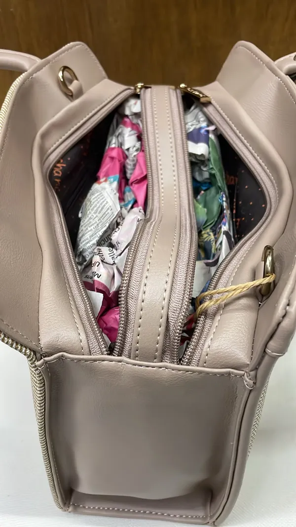 Beige_Pu_Leather_Structured_Handbag_For_Women