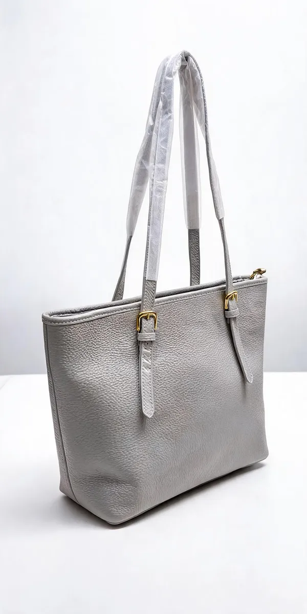 Grey_Pu_Leather_Textured_Tote_Bag_For_Women