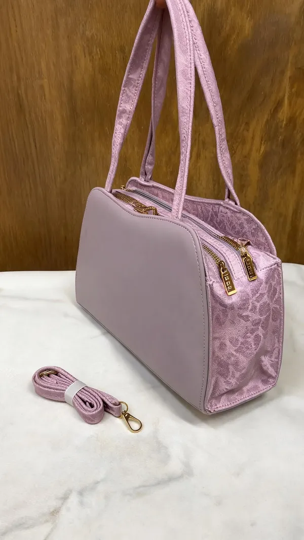 Pink_Pu_Leather_Tote_Bag_For_Women