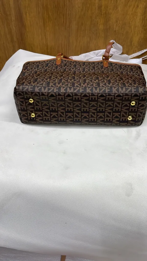 Brown_Pu_Leather_Printed_Tote_Bag_For_Women