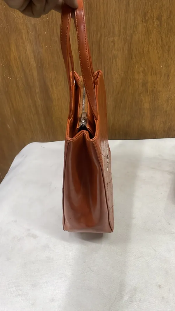 Brown_Pu_Leather_Quilted_Tote_Bag_For_Women