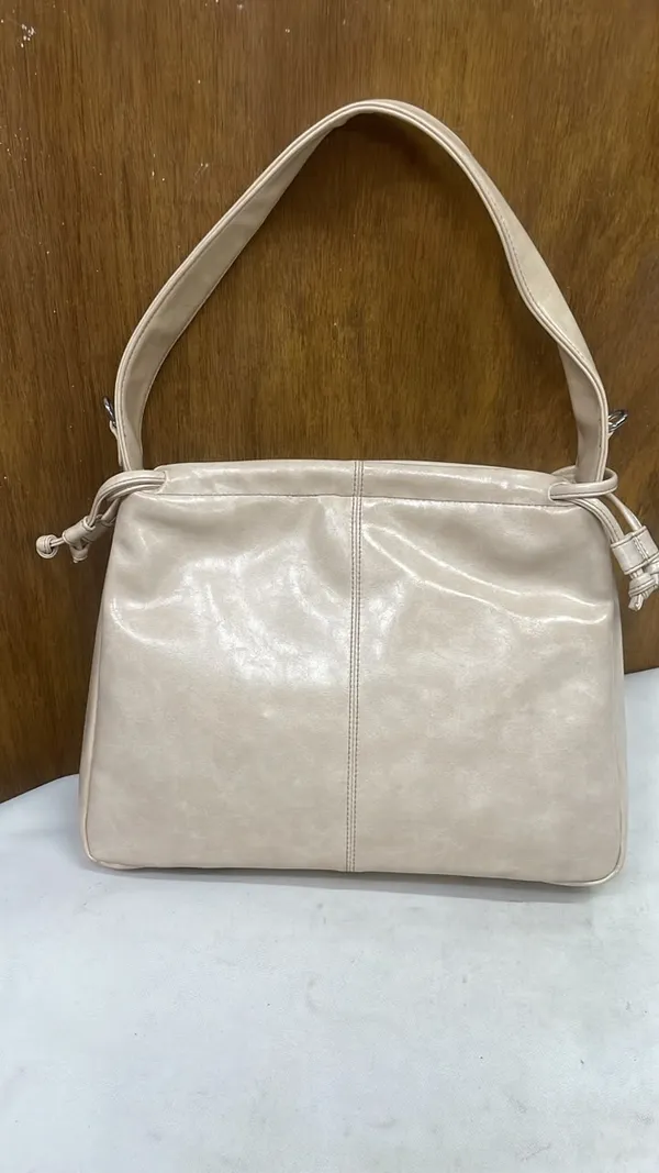 Beige_Pu_Leather_Shoulder_Bag_For_Women
