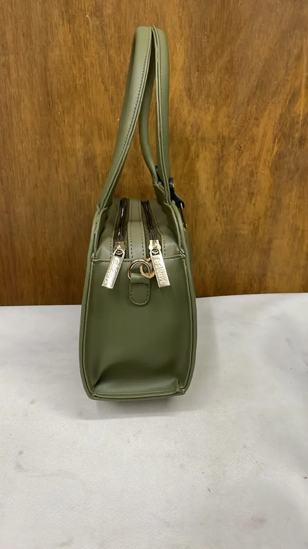 Olive_Green_Pu_Leather_Structured_Handbag_For_Women