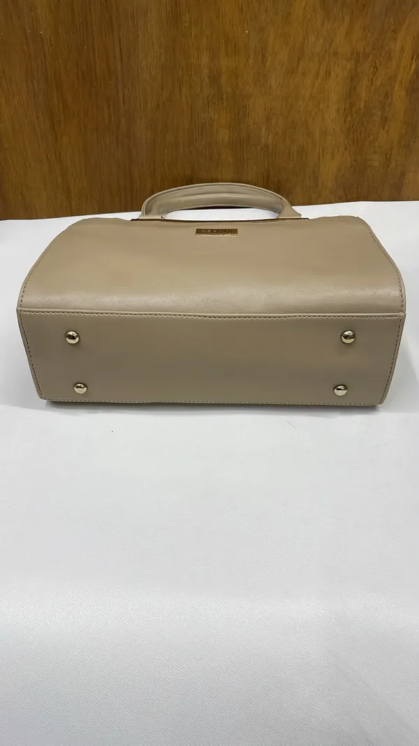 Beige_Pu_Leather_Structured_Handbag_For_Women