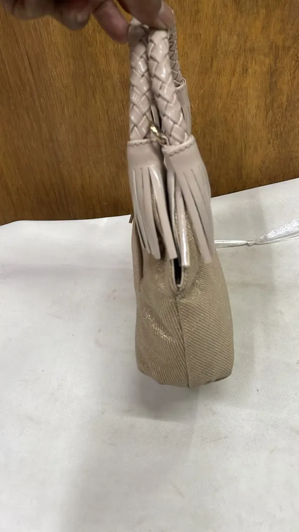 Beige_Pu_Leather_Woven_Handbag_For_Women