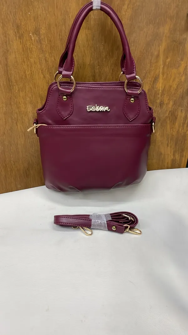 Maroon_Pu_Leather_Handbag_For_Women