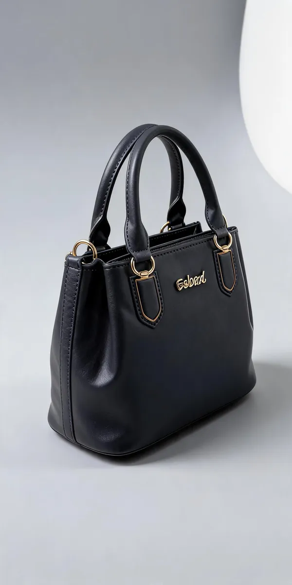 Black_Pu_Leather_Tote_Bag_For_Women