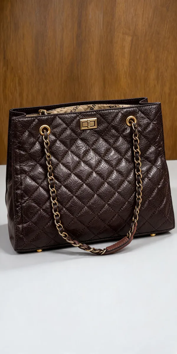 Brown_Pu_Leather_Quilted_Shoulder_Bag_For_Women