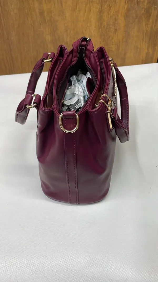 Maroon_Pu_Leather_Structured_Handbag_For_Women