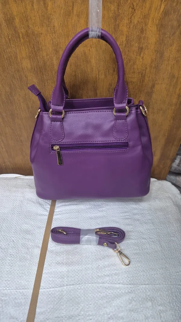 Purple_Pu_Leather_Structured_Handbag_For_Women