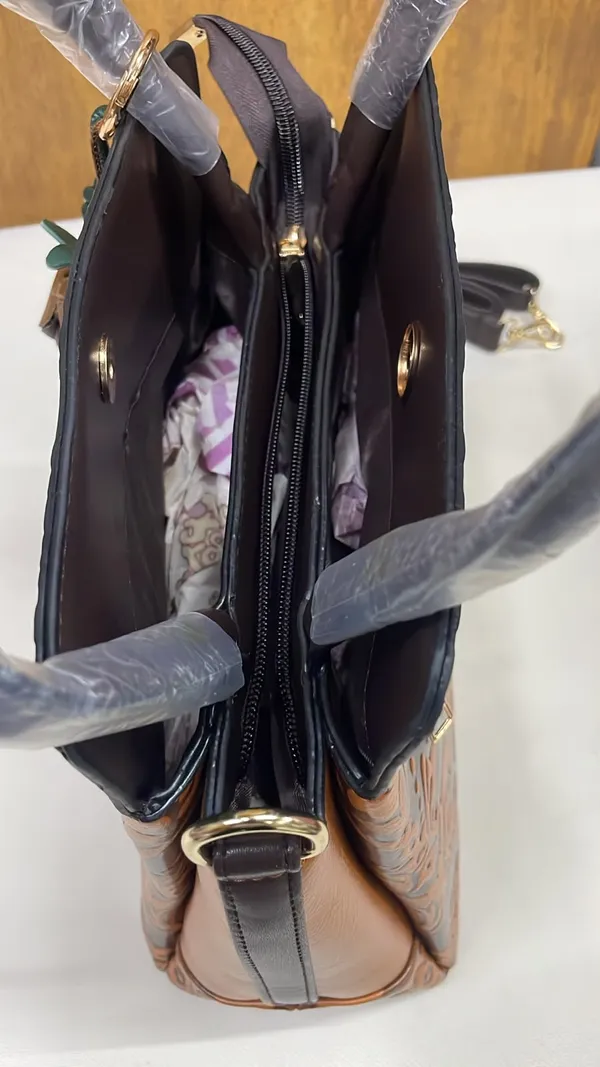 Brown_Pu_Leather_Printed_Handbag_For_Women