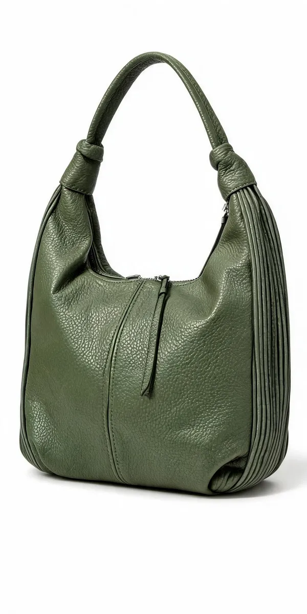 Green_Pu_Leather_Hobo_Shoulder_Bag_For_Women