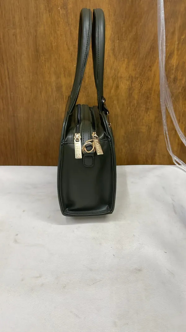 Green_Pu_Leather_Structured_Handbag_For_Women
