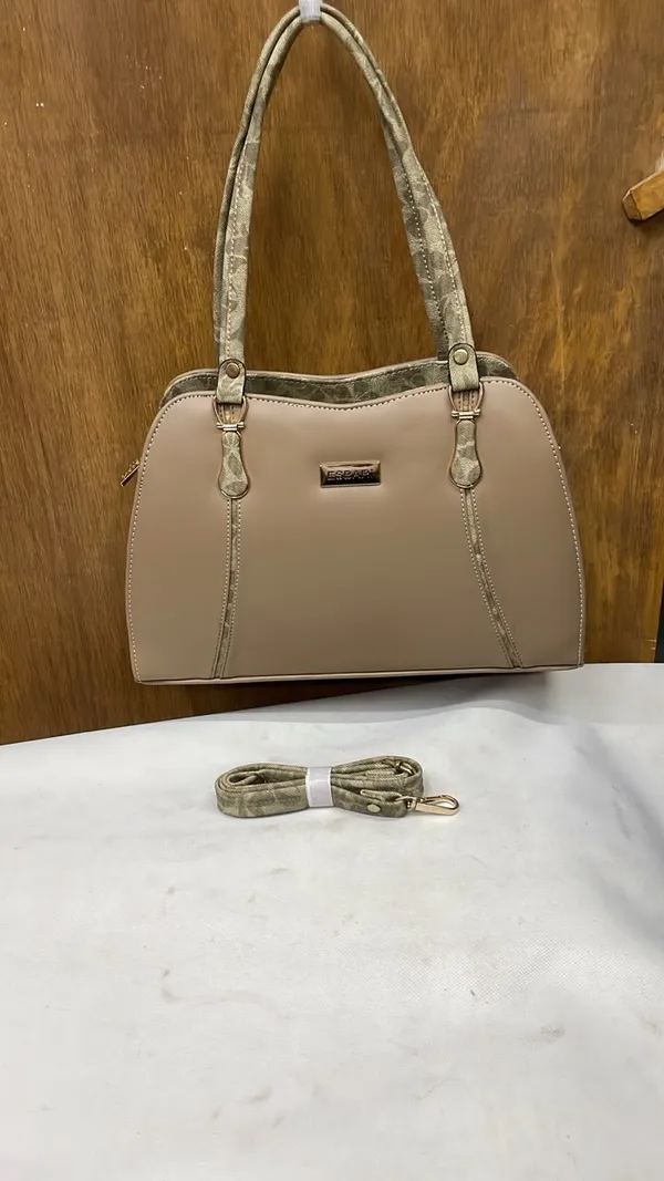 Beige_Pu_Leather_Shoulder_Bag_For_Women