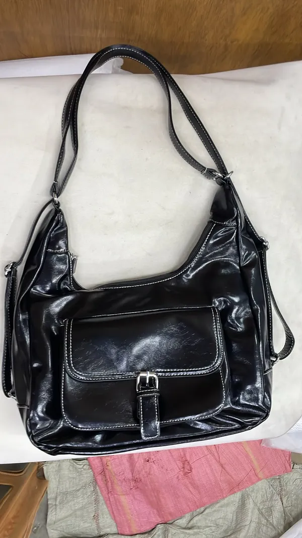 Black_Pu_Leather_Shoulder_Bag_For_Women