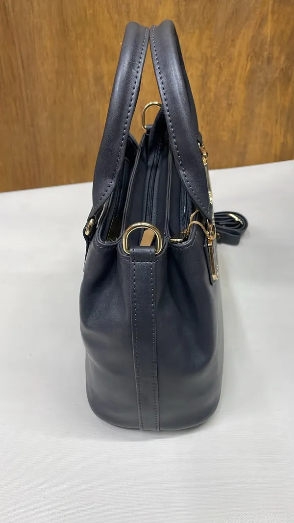 Black_Pu_Leather_Structured_Handbag_For_Women