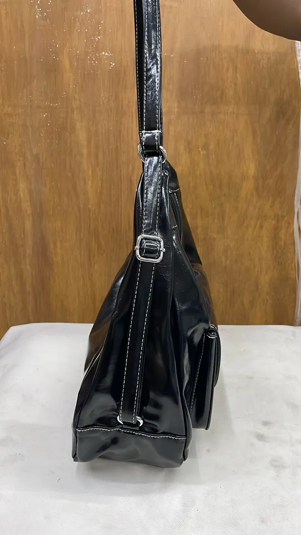 Black_Pu_Leather_Shoulder_Bag_For_Women