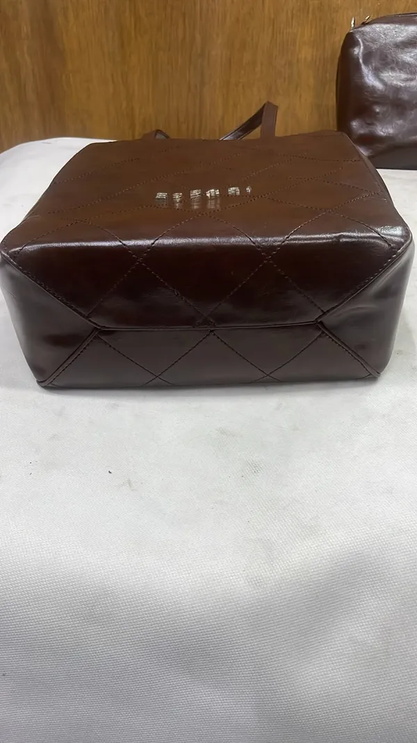 Brown_Pu_Leather_Quilted_Tote_Bag_For_Women