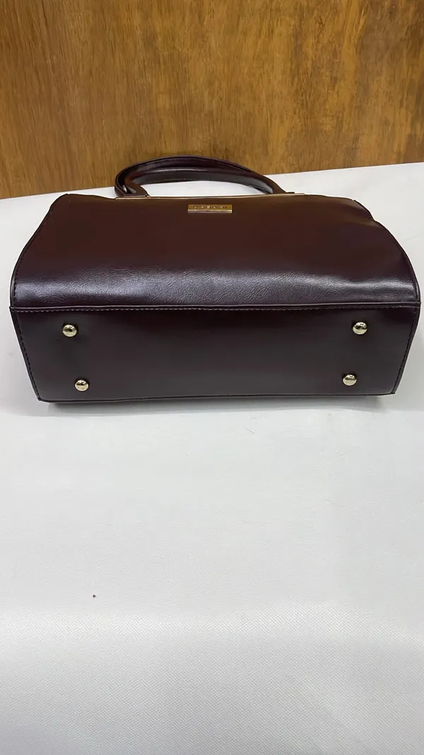 Brown_Pu_Leather_Structured_Handbag_For_Women