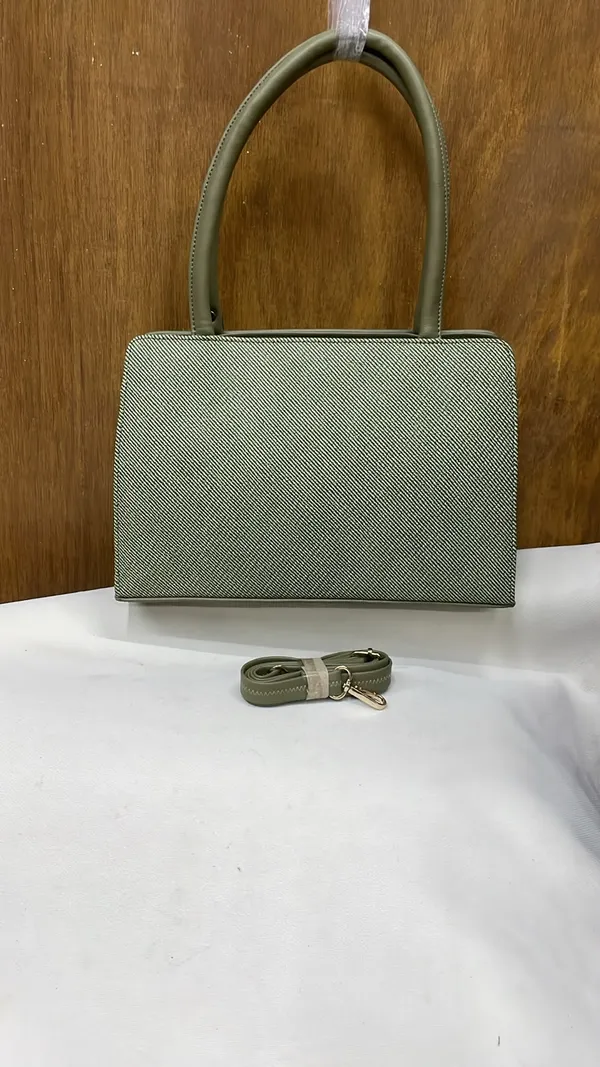 Olive_Green_Pu_Leather_Structured_Handbag_For_Women