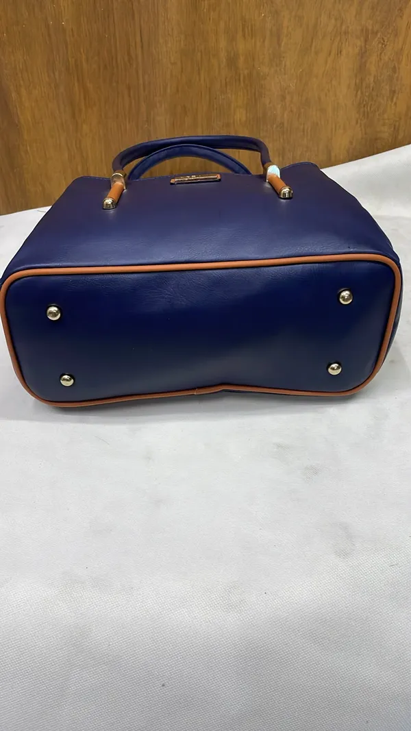 Blue_Pu_Leather_Tote_Bag_For_Women