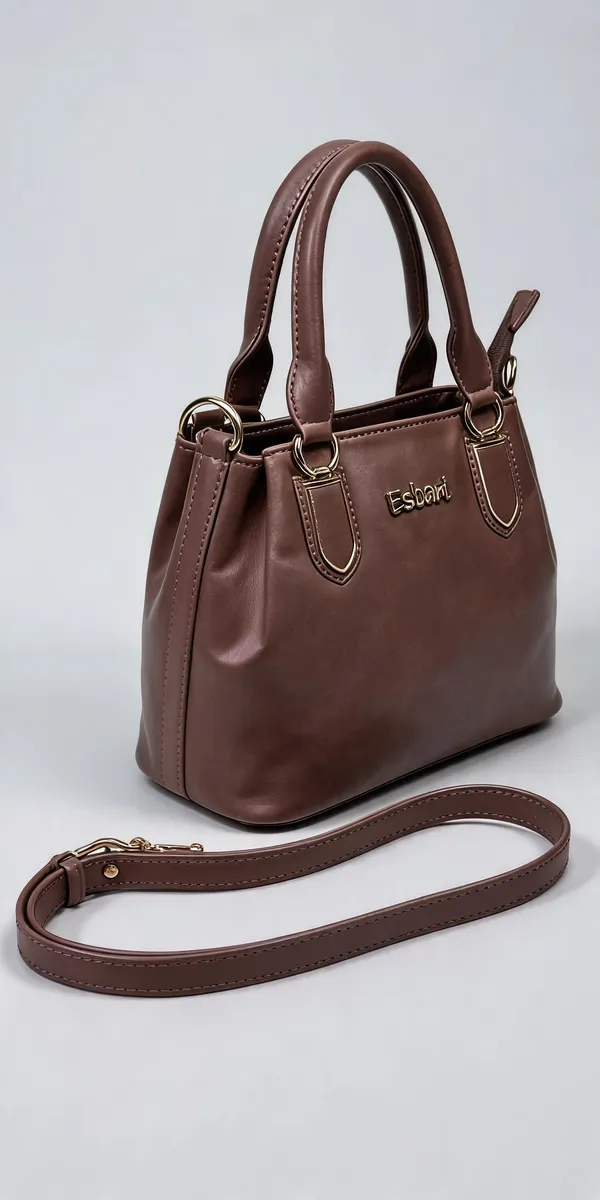Brown_Pu_Leather_Handheld_Shoulder_Bag_For_Women