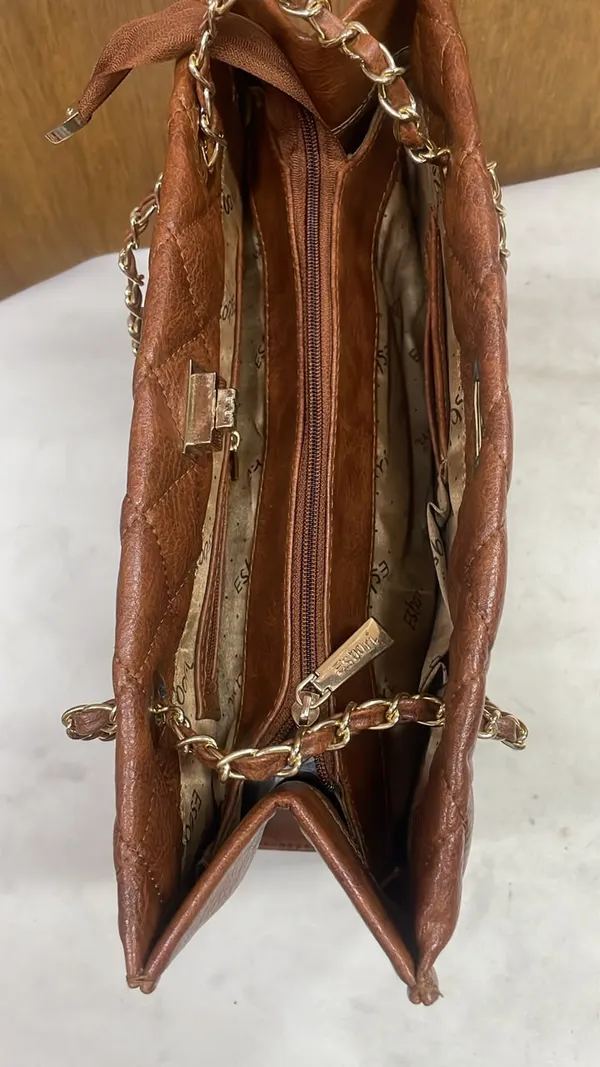 Brown_Pu_Leather_Quilted_Shoulder_Bag_For_Women
