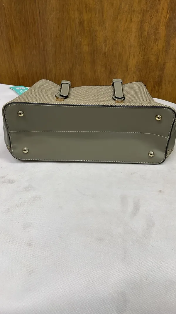 Olive_Green_Pu_Leather_Structured_Tote_Bag_For_Women