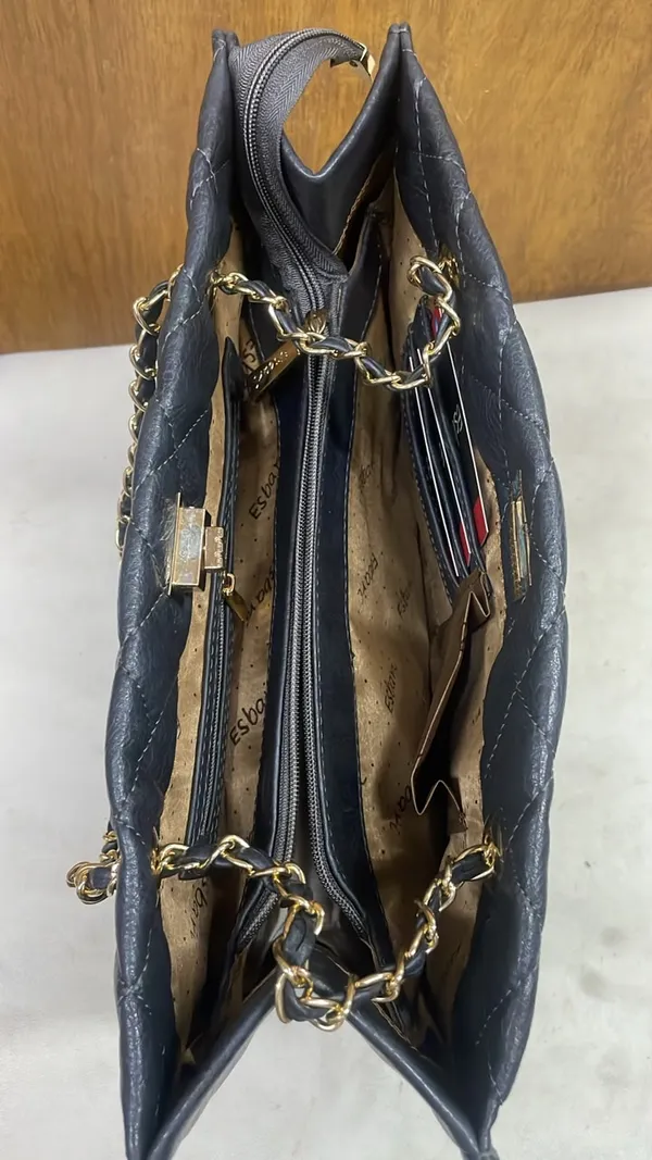 Black_Pu_Leather_Quilted_Shoulder_Bag_For_Women
