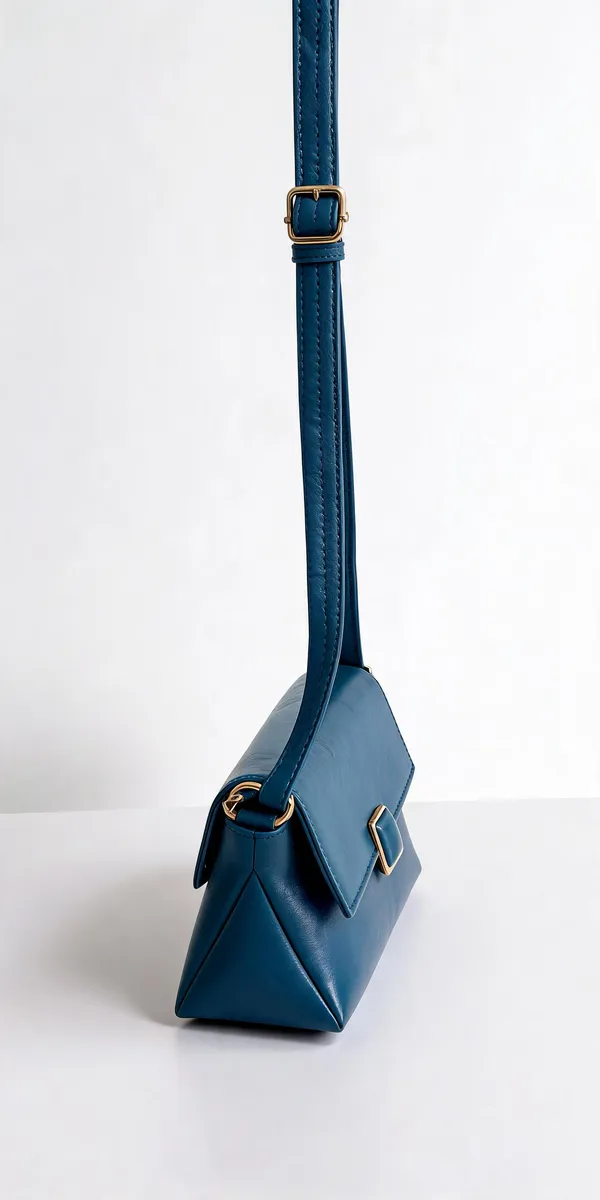 Blue_Pu_Leather_Structured_Crossbody_Bag_For_Women