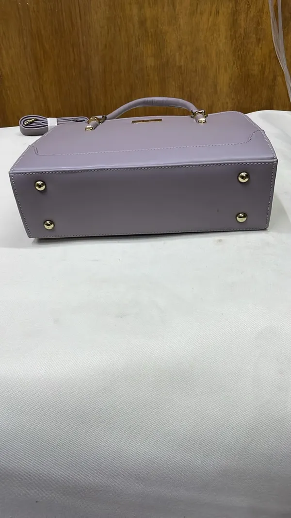 Lavender_Pu_Leather_Structured_Handbag_For_Women