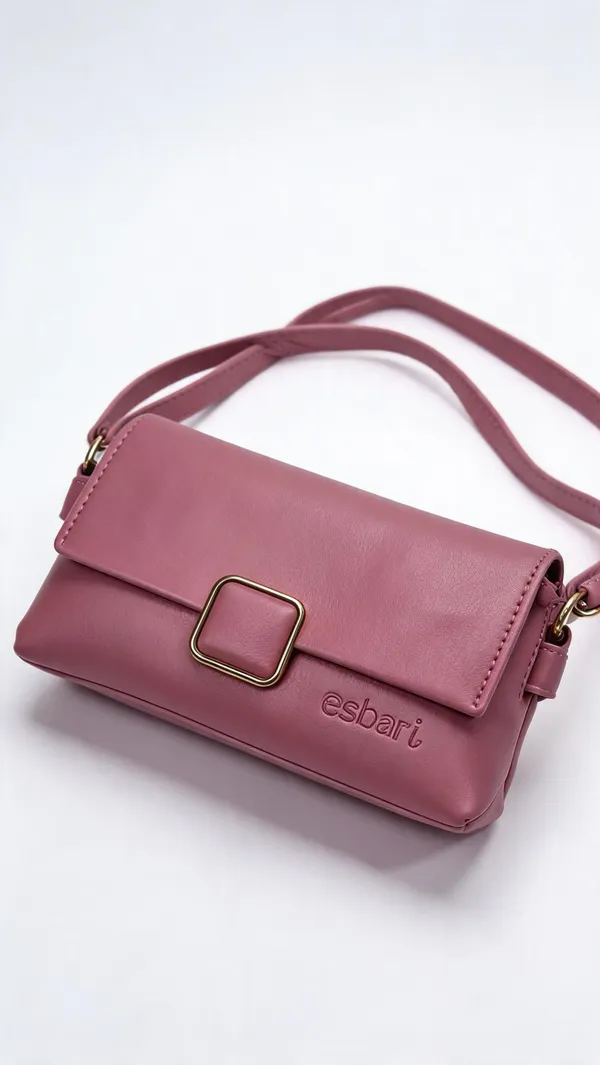 Mauve_Pu_Leather_Crossbody_Sling_Bag_For_Women