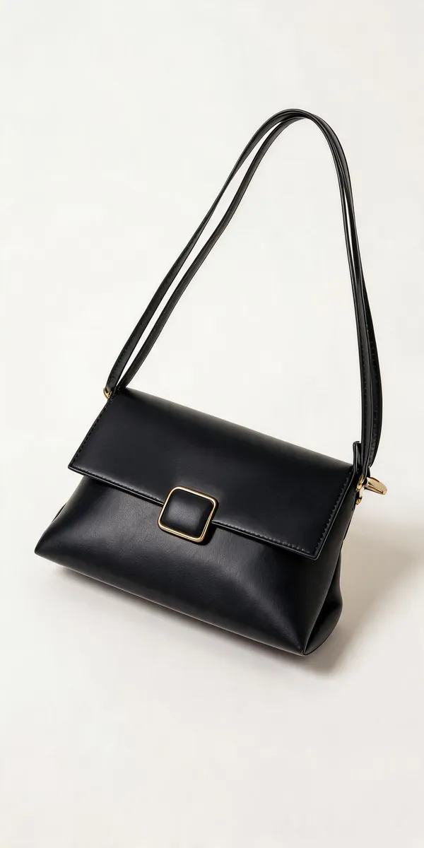 Black_Pu_Leather_Shoulder_Bag_For_Women