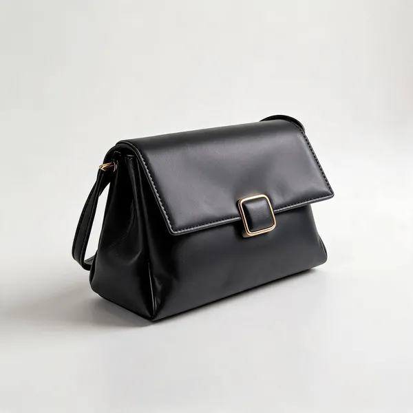 Black_Pu_Leather_Shoulder_Bag_For_Women