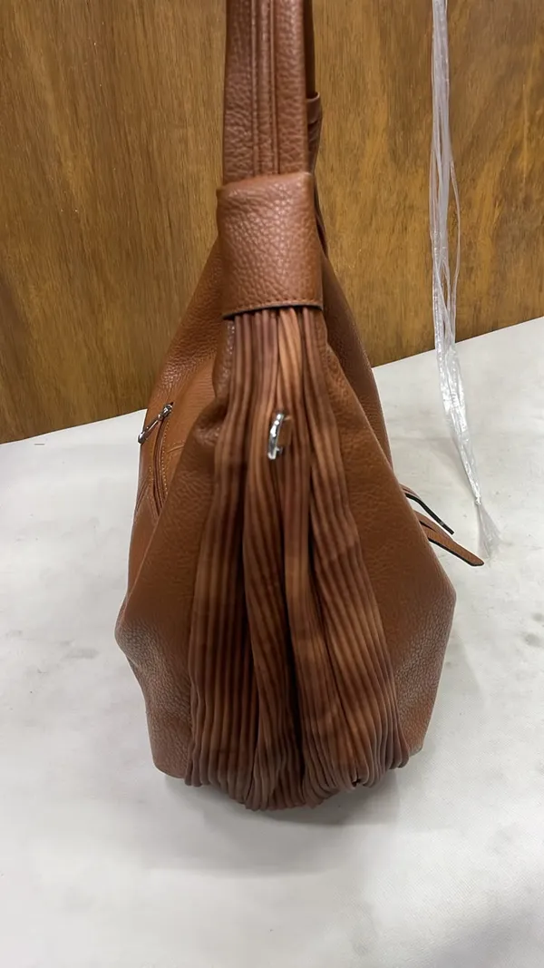 Brown_Pu_Leather_Textured_Hobo_Bag_For_Women