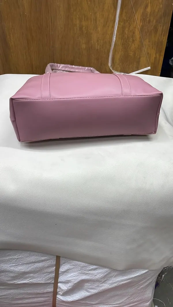 Pink_Pu_Leather_Tote_Bag_For_Women