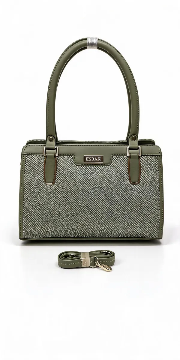 Olive_Green_Pu_Leather_Structured_Handbag_For_Women