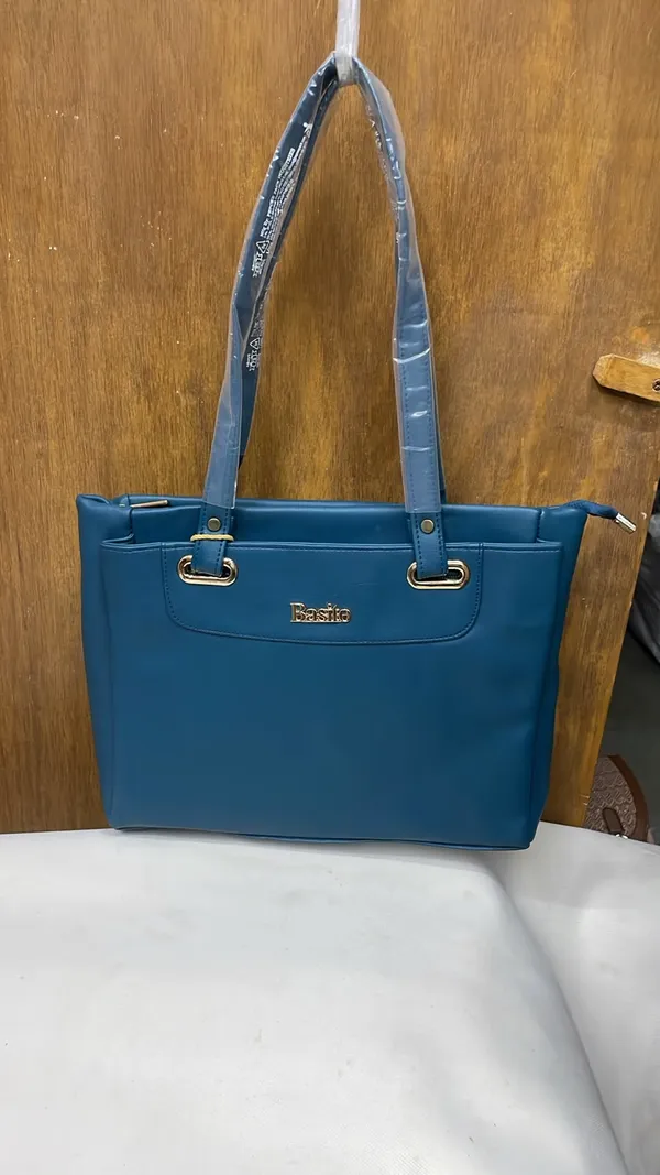 Blue_Pu_Leather_Tote_Bag_For_Women