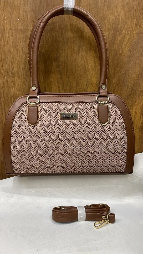 Brown_Pu_Leather_Textured_Structured_Handbag_For_Women