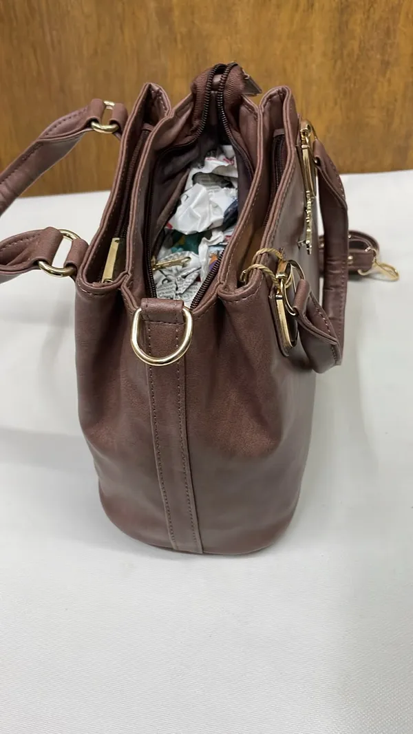 Brown_Pu_Leather_Handheld_Shoulder_Bag_For_Women