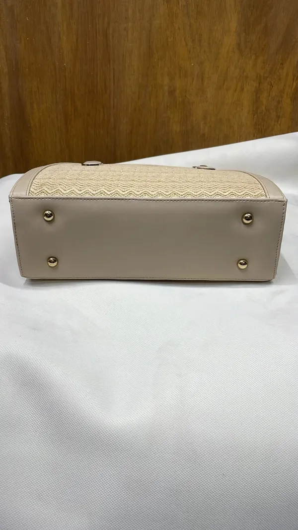 Beige_Pu_Leather_Woven_Structured_Handbag_For_Women
