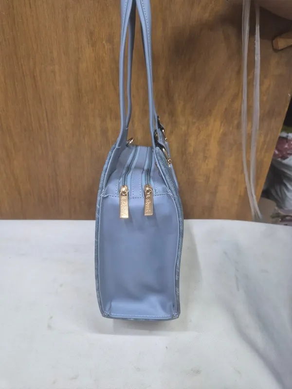 Blue_Pu_Leather_Printed_Tote_Bag_For_Women