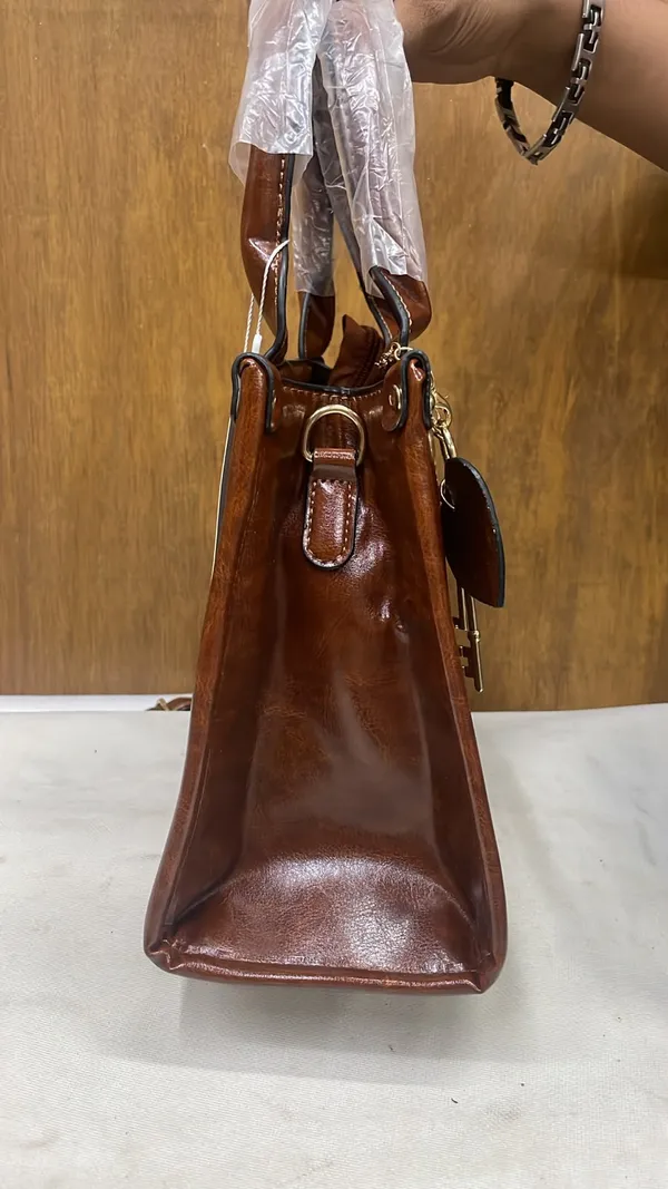 Brown_Pu_Leather_Structured_Handbag_For_Women