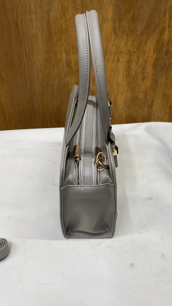 Grey_Pu_Leather_Structured_Handbag_For_Women