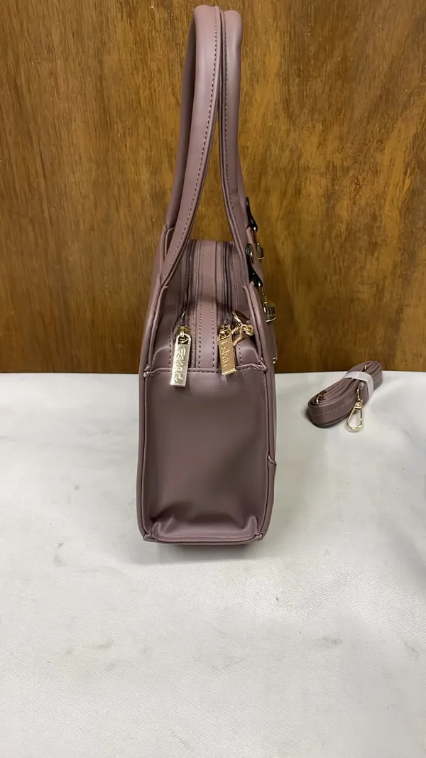 Mauve_Pu_Leather_Structured_Handbag_With_Sling_Strap_For_Women